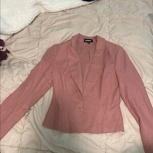 Express Women's Blush Pink Suit Jacket